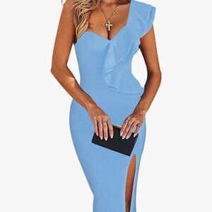 Baby Blue Bandage Dress